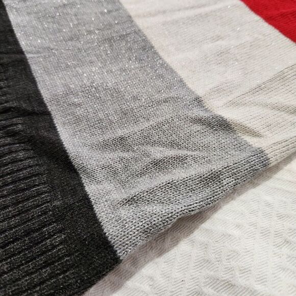 IZ BYER Sweater For Girls Size 16 XL with scarf Striped Colors  B1 - Picture 4 of 10